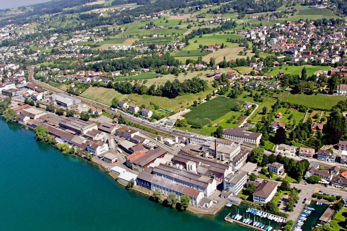 Luftbild Areal Chemische Fabrik
